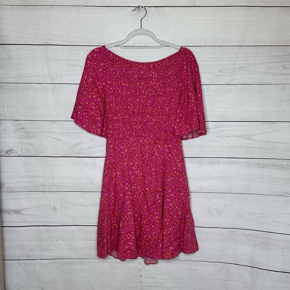 NWT Free People Pink Florence Mini Dress Size M - Picture 4 of 4
